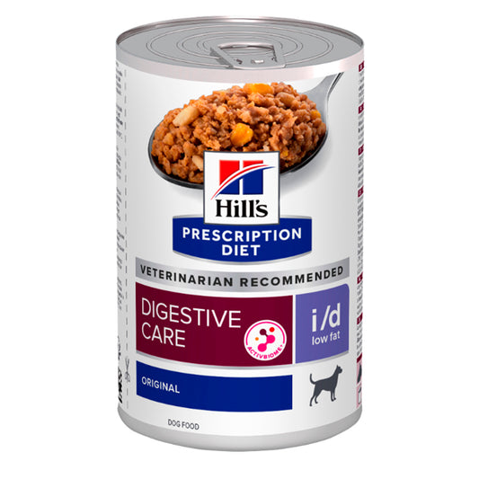 Hills Canine I/D Low Fat: Comida Baja en Grasas para Perros, Paquete de 12 Latas x 360 gr