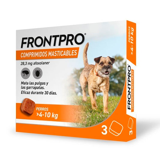 Frontpro Comprimidos Masticables para Perros de 4-10kg