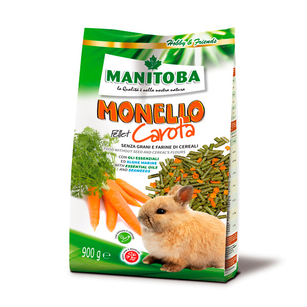 Manitoba Monello Pellet Carota 900 Gr