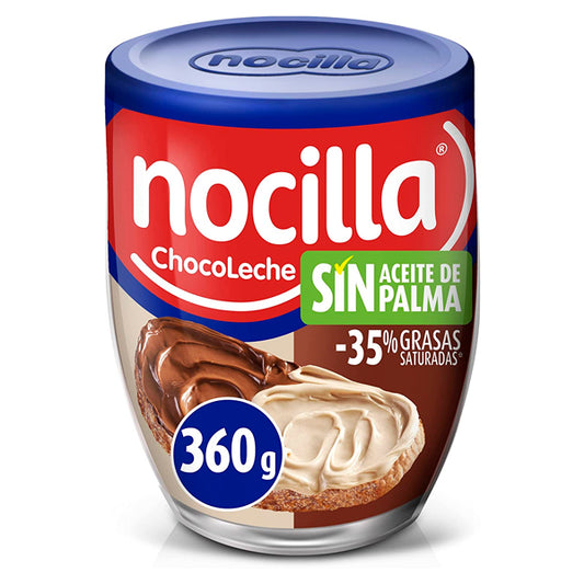 Nocilla Sin Aceite Palma Chocoleche Vaso 360gr