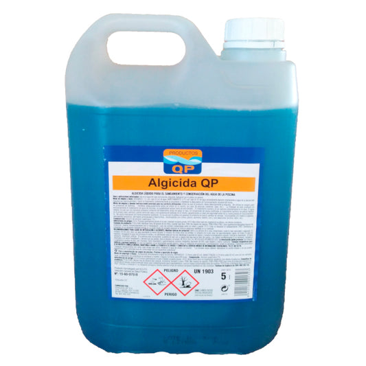 Quimicamp Algicida QP 5 Litros: Eliminador de Algas para Piscinas y Agua