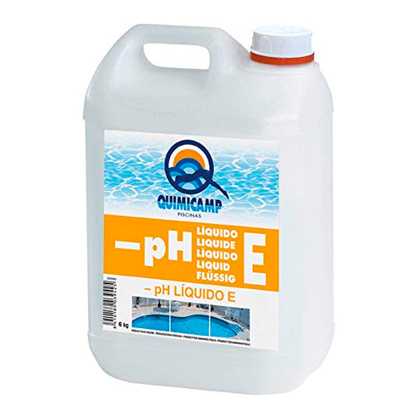 Elevador de pH Líquido Quimicamp 6 Kg: Control de Acidez para Agua de Piscinas