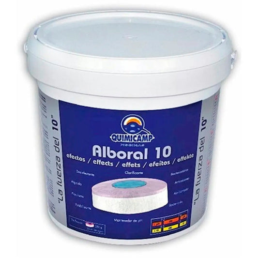 Tabletas Cloro Alboral 10 Efectos Quimicamp 5 Kg: Desinfección y Tratamiento Integral