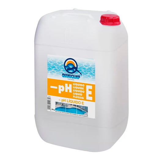 Reductor de pH Líquido Quimicamp 20 litros: Control de Acidez para Agua de Piscinas