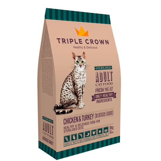 Triple Crown Lovely Sterilised Gato Adulto 2 kg
