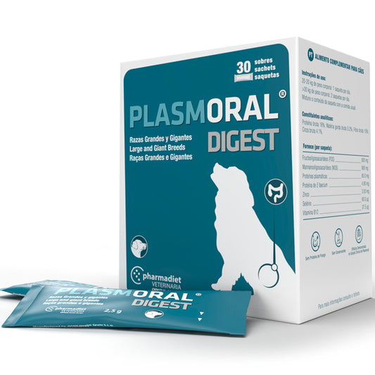 Pharmadiet Plasmoral Digest Razas Grandes y Gigantes 30 Sobres
