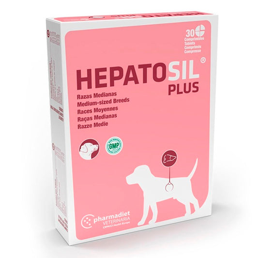 Pharmadiet Hepatosil Plus Razas Medianas 30 Comprimidos