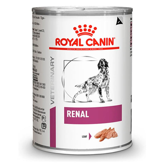 Royal Canin Renal comida húmeda para perro, lata 410 gr, x 12 (pack)