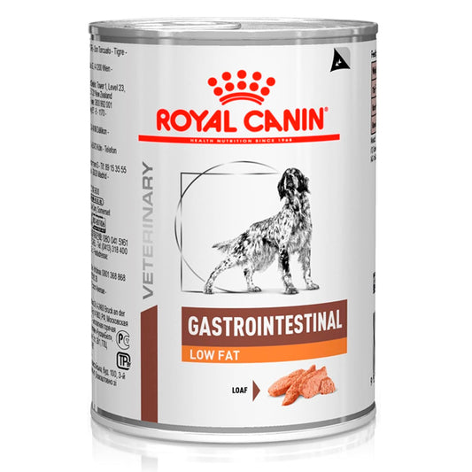 Royal Canin Canine Veterinary GastroIntestinal Low Fat Perro 12x410 g Lata