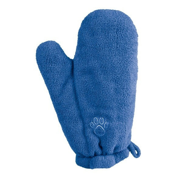 Guante-Toalla Microfibra, 28x18 cm, Azul - Tujilguero