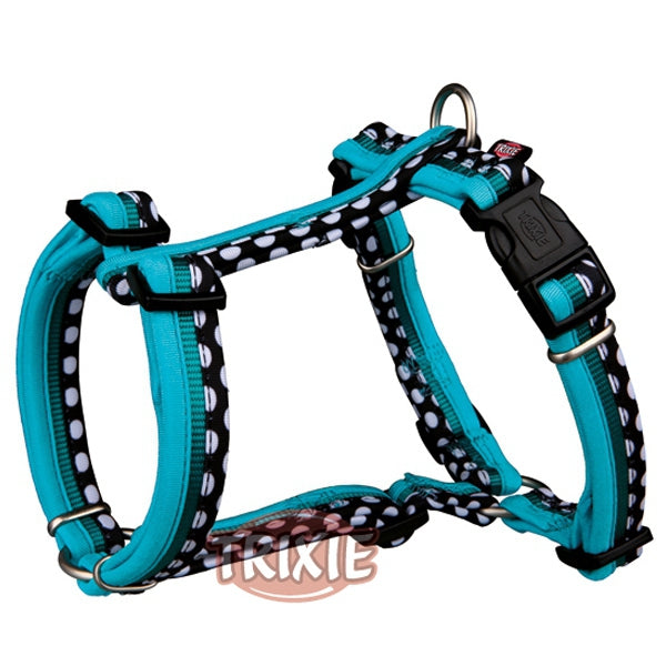 Trixie Arnés Fresh.Spot, S-M, 40-65cm/20mm, Aguam/Turqg - Tujilguero