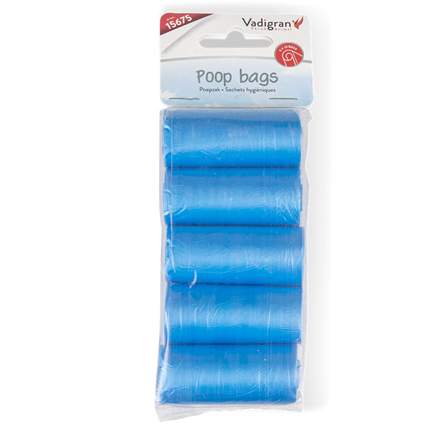 Vadigran Bolsas De Higiene Azul - 5 Rollos (15)