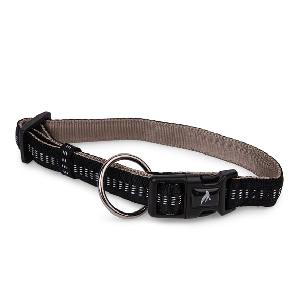 Vadigran Collar Perro Nylon Soft Grip Negro 20-30Cmx10Mm