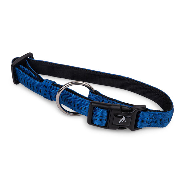 Vadigran Collar Perro Nylon Soft Grip Azul 20-30Cmx10Mm