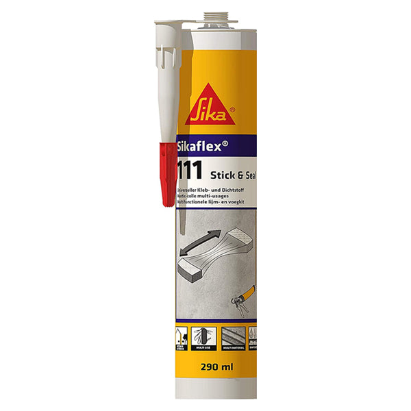 Sikaflex-111 Stick & Seal. 290 Ml. Gris.