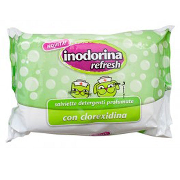 Inodorina Toallitas Refresh Clorhexidina 40 Unid.