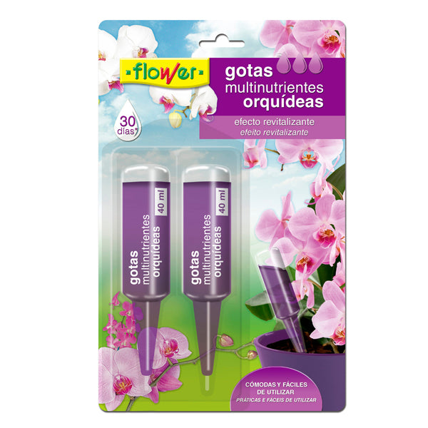 Flower Gotas Multinutrientes Orquídeas 2X40 Ml