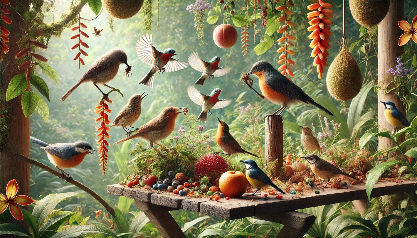 pájaros insectívoros