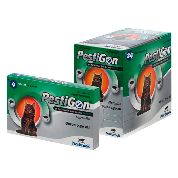 Pipetas antiparasitarias Pestigon específicas para gatos