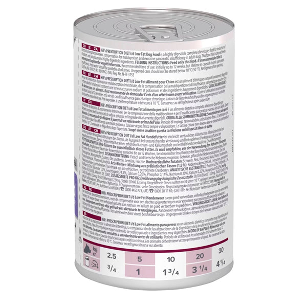 Hills Canine I/D Low Fat: Comida Baja en Grasas para Perros, Paquete de 12 Latas x 360 gr