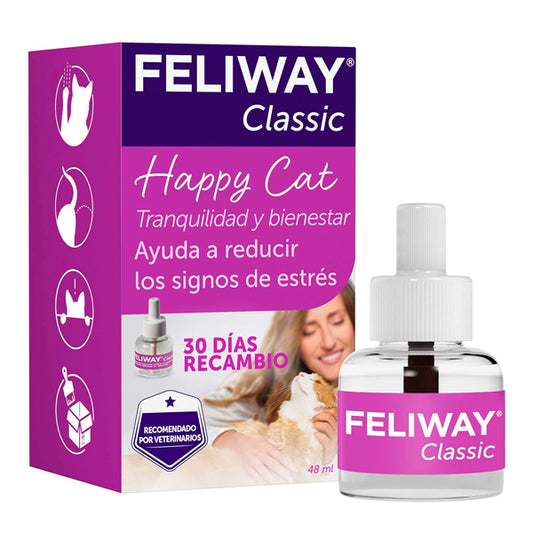 Recambio Feliway Classic 48 ml: Calma y Tranquilidad para Gatos