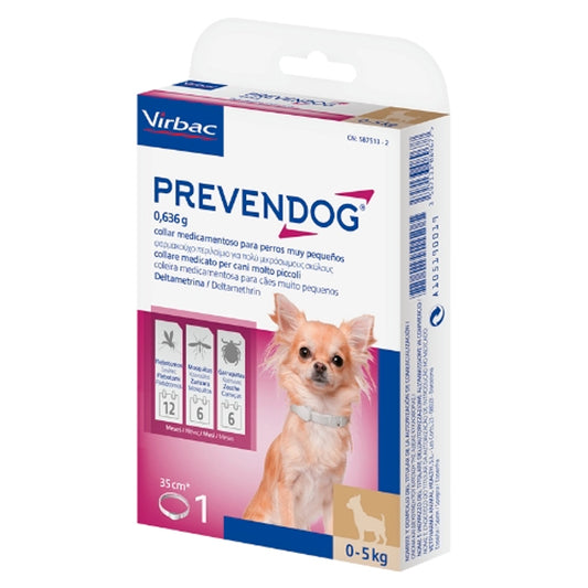 Prevendog Collares Antiparasitarios 0-5 kg