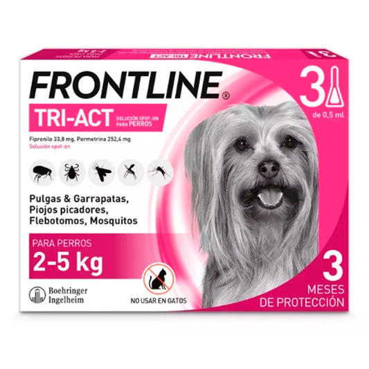 Frontline Tri-Act 2-5 Kg 3 Pipetas