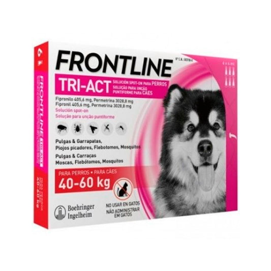 Frontline Tri-Act 40-60 Kg 6 Pipetas