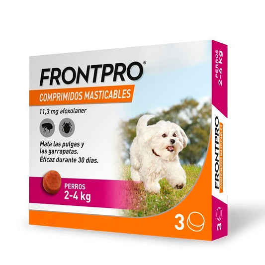 Frontpro Comprimidos Masticables para Perros de 2-4kg