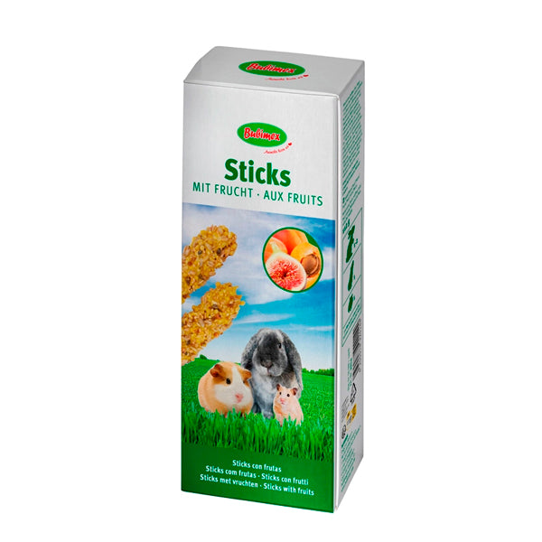 Palitos de Frutas para Roedores 2 Unidades 112 g | Snack Complementario