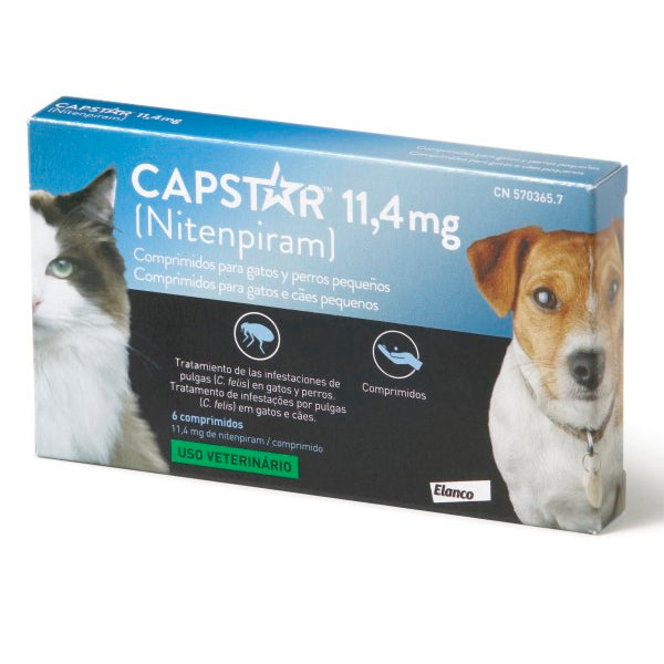 Capstar 1-11 Kg Para Perros Pequeños Y Gatos