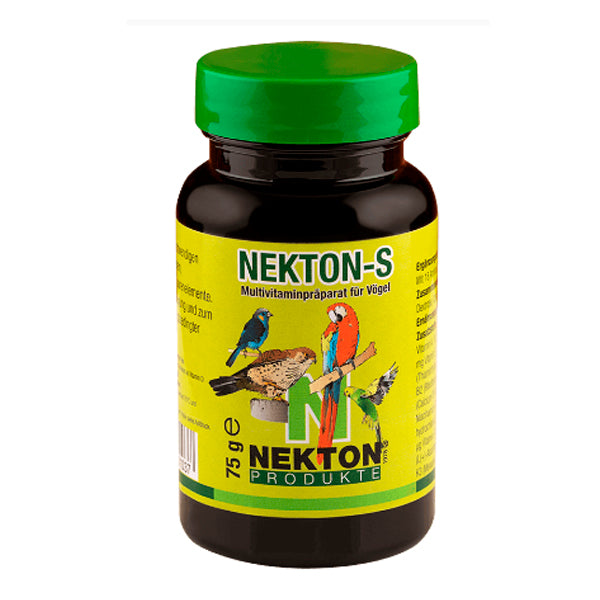 Nekton S Multivitamínico para Aves | Vitaminas, Aminoácidos y Minerales para Canarios, Loros y Exóticos - Tujilguero