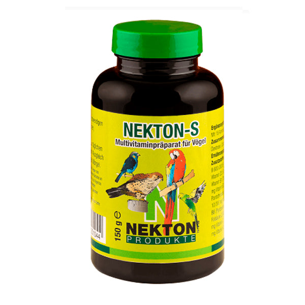 Nekton S Multivitamínico para Aves | Vitaminas, Aminoácidos y Minerales para Canarios, Loros y Exóticos - Tujilguero
