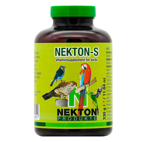 Nekton S Multivitamínico para Aves | Vitaminas, Aminoácidos y Minerales para Canarios, Loros y Exóticos - Tujilguero