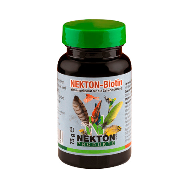 Nekton-Biotin | Vitaminas para la Muda y el Plumaje de Todo Tipo de Aves - Tujilguero