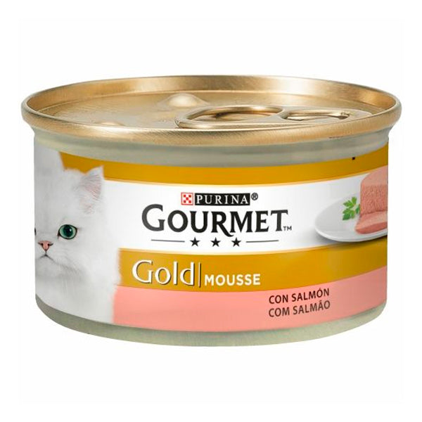Gourmet Gold Mousse con Salmón 85 gr 24x85 gr