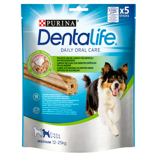 Purina Dentalife Medium: Snacks Dentales para el Cuidado Oral de tu Mascota