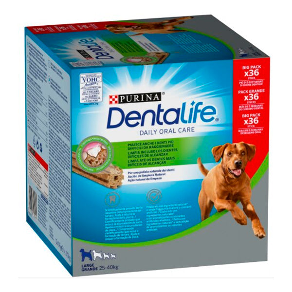 Purina Dentalife Large: Snacks Dentales para el Cuidado Oral de tu Mascota