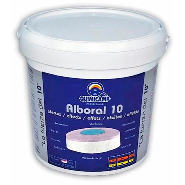 Tabletas Cloro Alboral 10 Efectos Quimicamp 5 Kg: Desinfección y Tratamiento Integral - Tujilguero