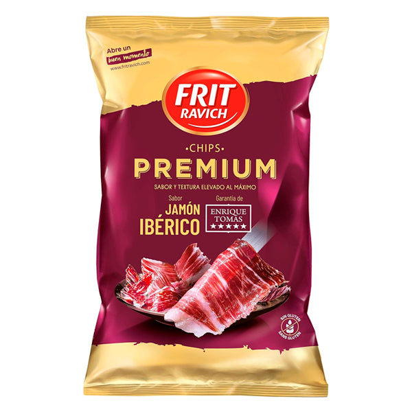 Fritt Ravich Frit Ravich Patatas Premium con Sabor a Jamón Enrique Tomás 150g: Irre ...