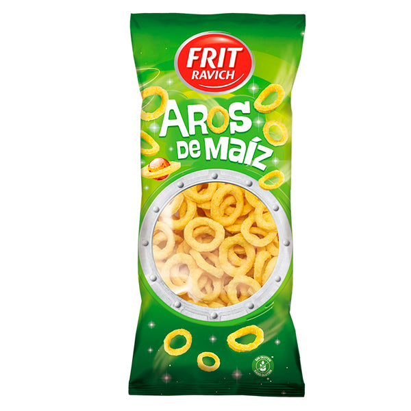 Fritt Ravich Frit Ravich Aros de Maíz 120gr, Deliciosos Aperitivos con Sabor a Maíz ...