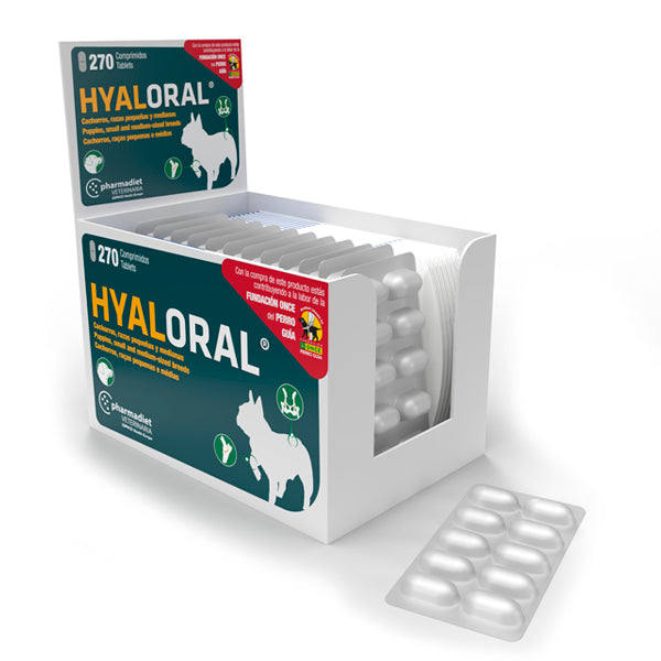 Pharmadiet Hyaloral Razas Pequeñas y Medias 270 Comprimidos