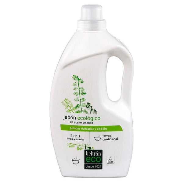 Beltrán ECO Jabón Líquido de Coco 1,5L y 5L | Detergente Ecológico para Ropa Delicada y Bebé