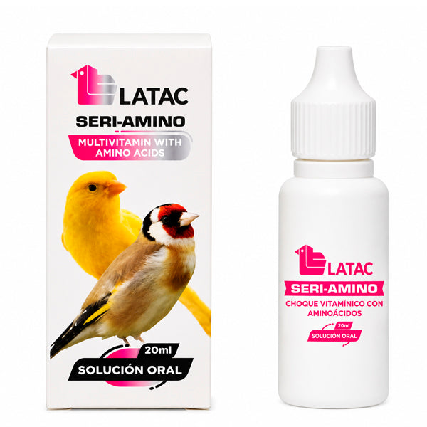 Latac Seri-Amino – Vitaminas y Aminoácidos para Aves - Tujilguero