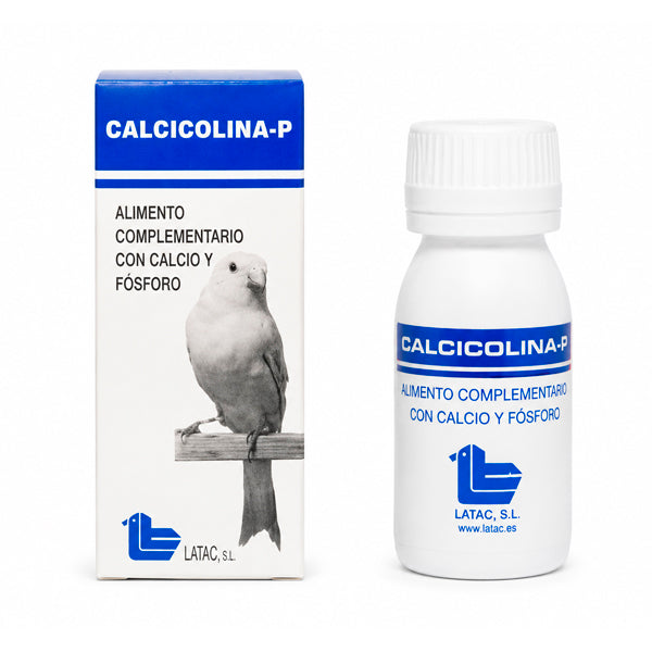 Latac Calcicolina-P – Calcio, Fósforo y Colina para Pájaros - Tujilguero
