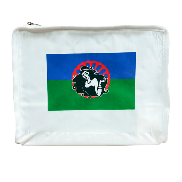 Funda Jaula C2 Bandera Romaní con Dama Gitana - Tujilguero