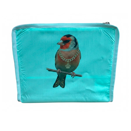 Funda Jaula C2 Jilguero Royal con Cadena Dorada - Tujilguero