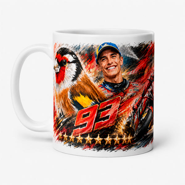 Taza Jilguero 93 Motociclismo – Taza Sublimada para Moteros - Tujilguero