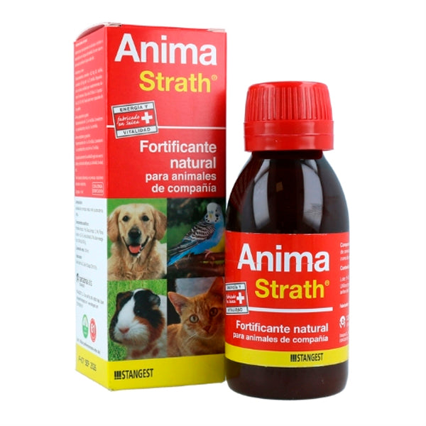 Stangest Anima Strath Suplemento Natural Multivitamínico | Vitaminas para Aves, Perros, Gatos y Mascotas - Tujilguero