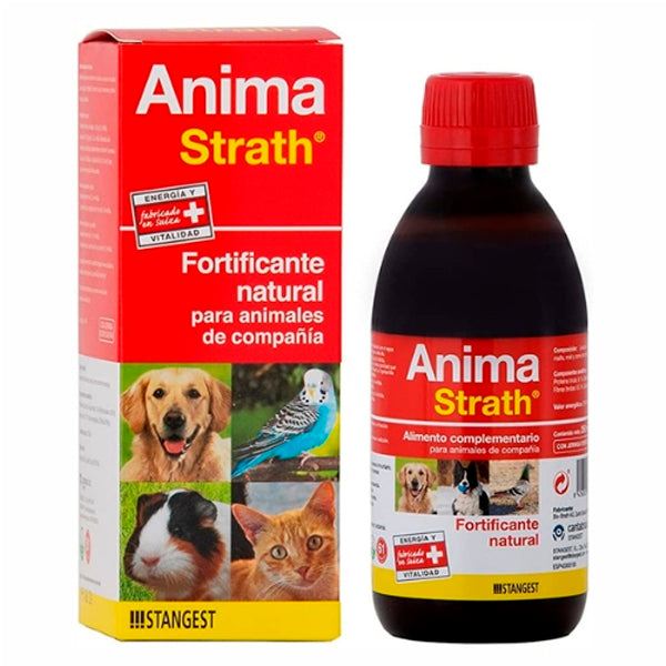 Stangest Anima Strath Suplemento Natural Multivitamínico | Vitaminas para Aves, Perros, Gatos y Mascotas - Tujilguero